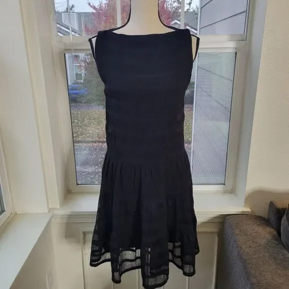 Max Studio Drop Waist Black Dress|S Max Studio Drop Waist Black Dress|S